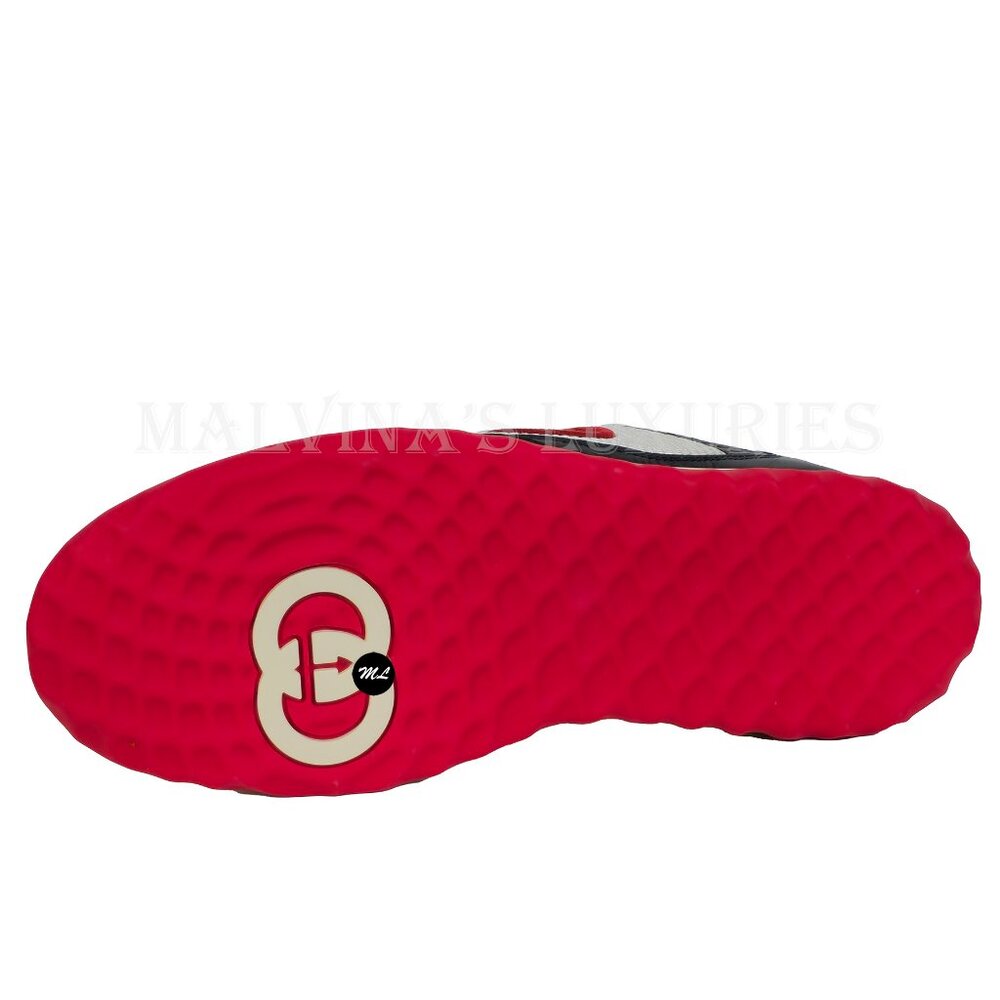 GUCCI SNEAKERS MENS MAC 80 EMBROIDERED SHOES w LOGO sz 7.5G US 8 - Picture 12 of 14